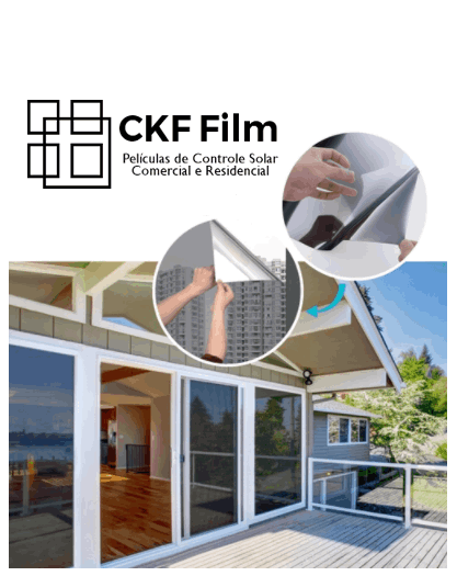 CKF Film - Películas de Controle Solar - Comercial e Residêncial em Curitiba Bairro Portão Prox. Palladium